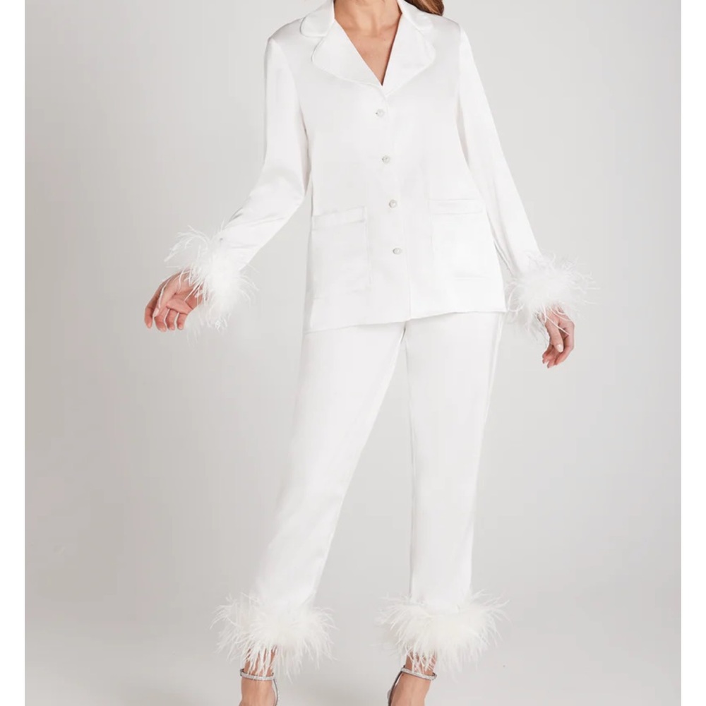 Nadine Merabi Darcie White Pajamas